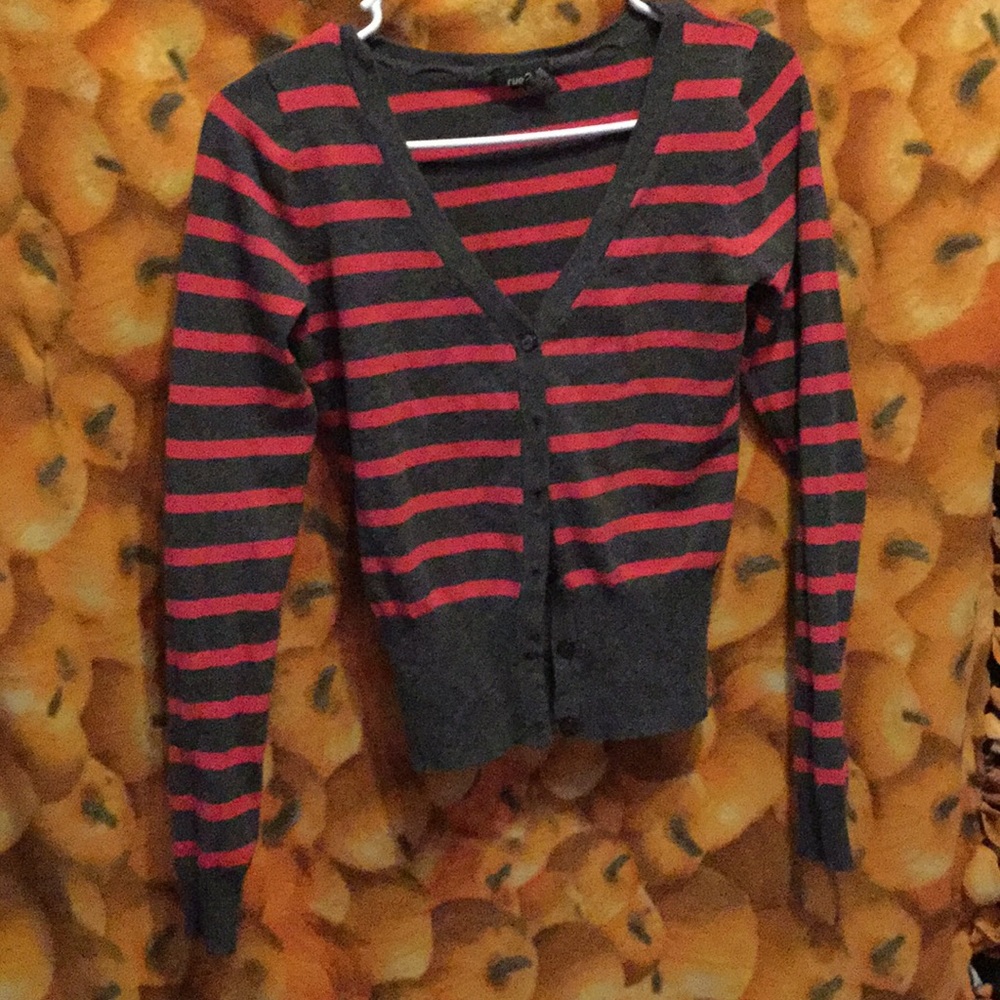 Striped cardigan